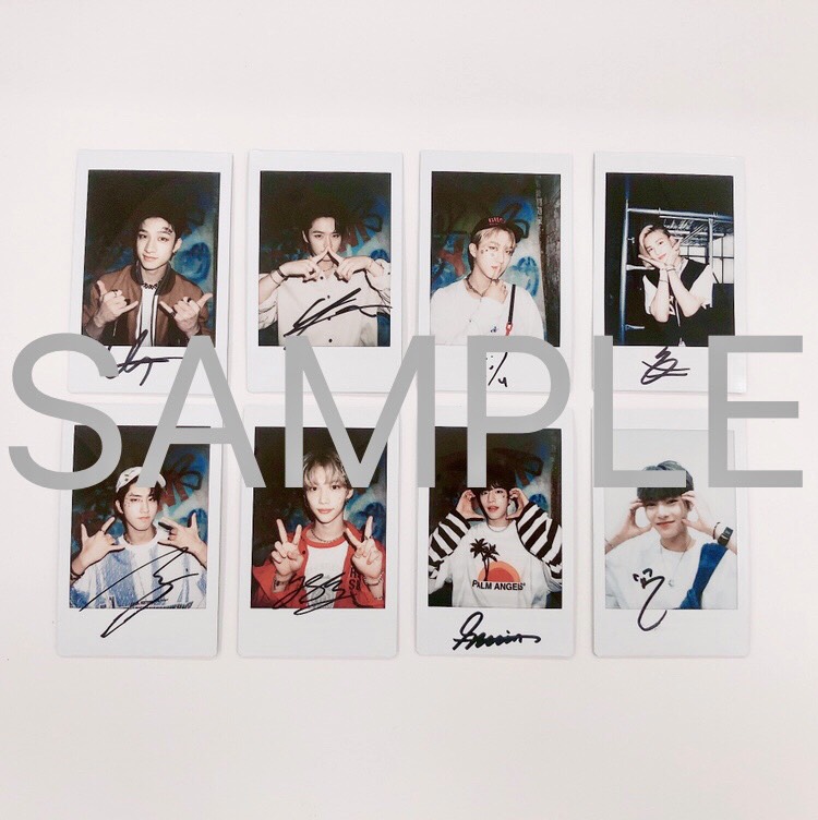 straykids チャンビン ビニ 直筆サイン チェキ 未公開 ポラロイド