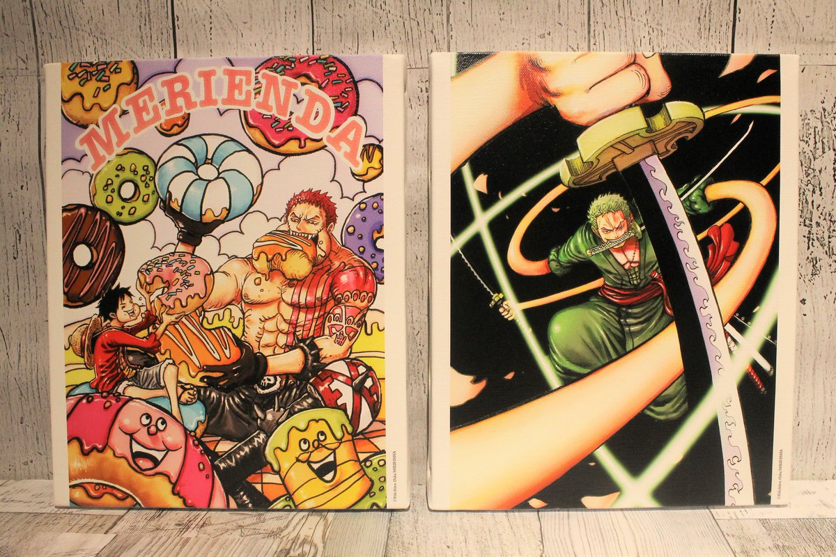 ワンピース アートボード 10th ナミ ロビン キャンバス 麦わらストア