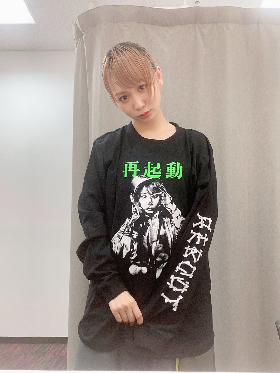 アイナ・ジ・エンド きえないでロングTシャツ Lサイズ