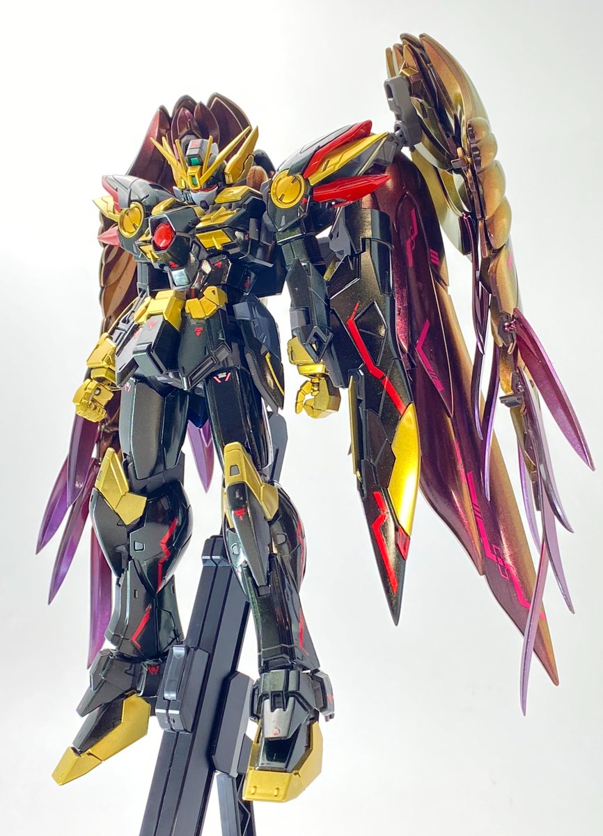 MGウイングガンダムゼロリベリオン 全塗装完成品 MG ウイングガンダム
