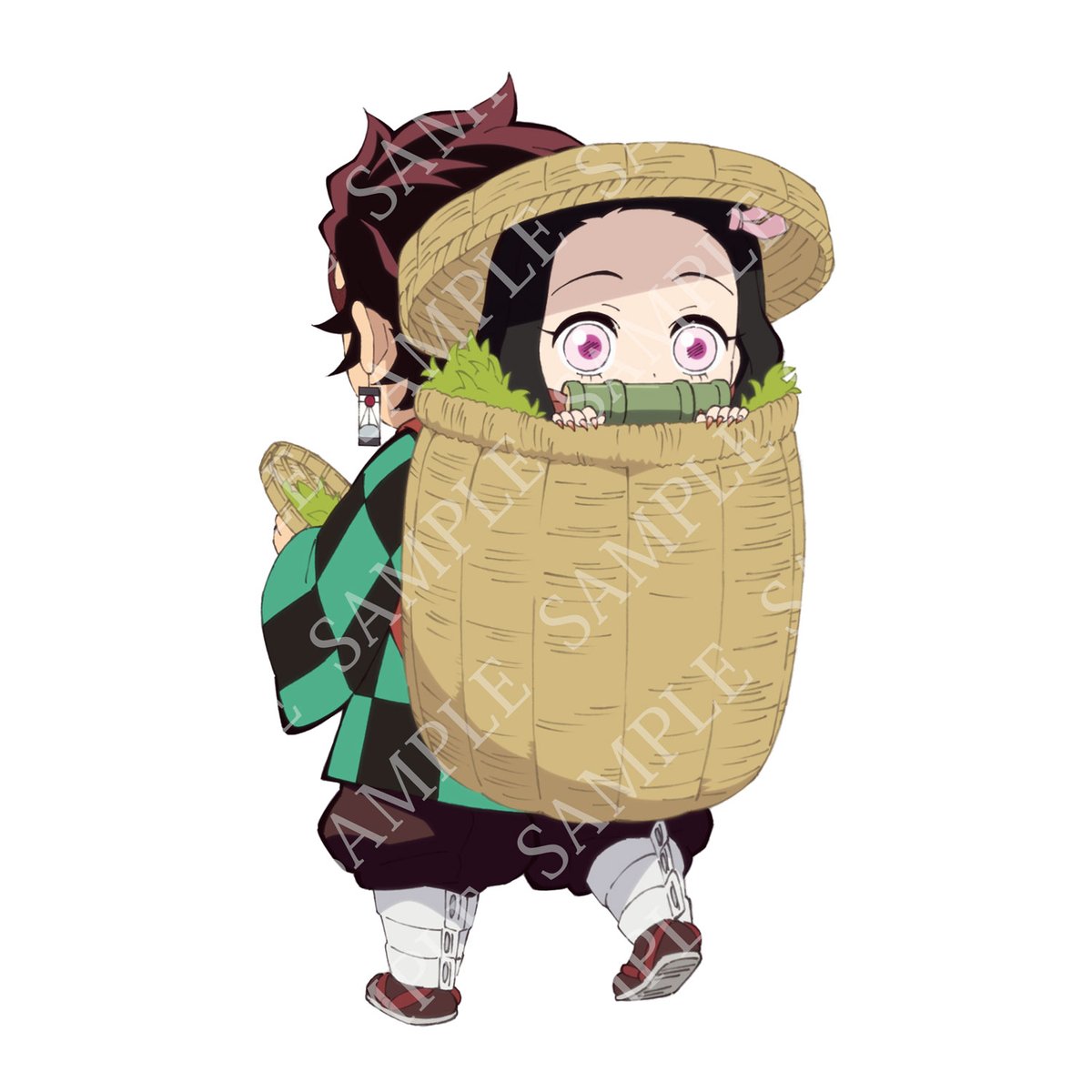 鬼滅の刃 ダイニング 書き下ろしイラスト スタンディPOP原画版 竈門禰