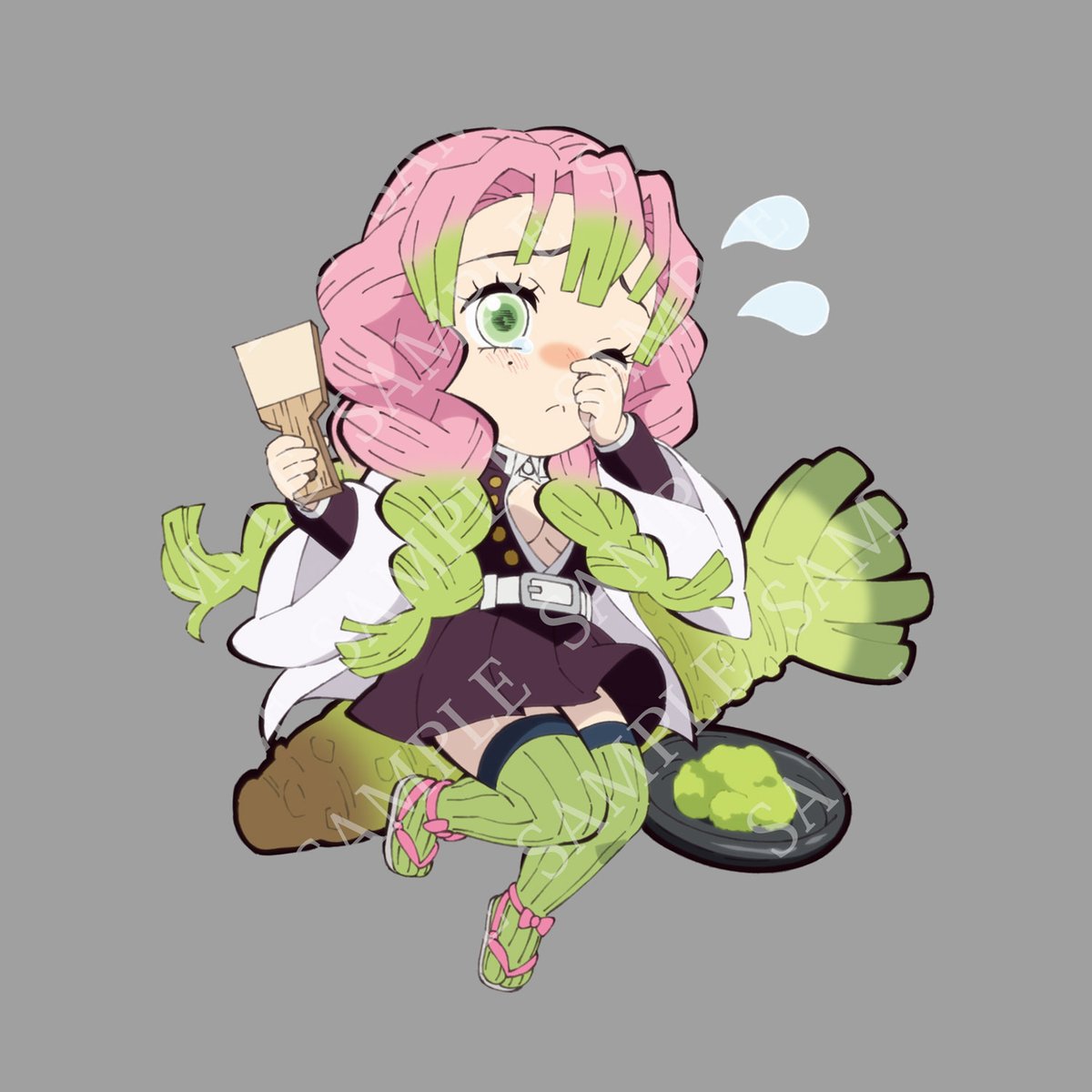 ダイニング　書き下ろしイラスト 鬼滅の刃 スタンディPOP原画版 甘露寺蜜璃