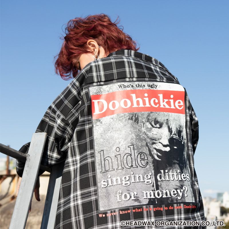 hide Doohickie Tシャツ グリーン Lサイズ hide着用モデル