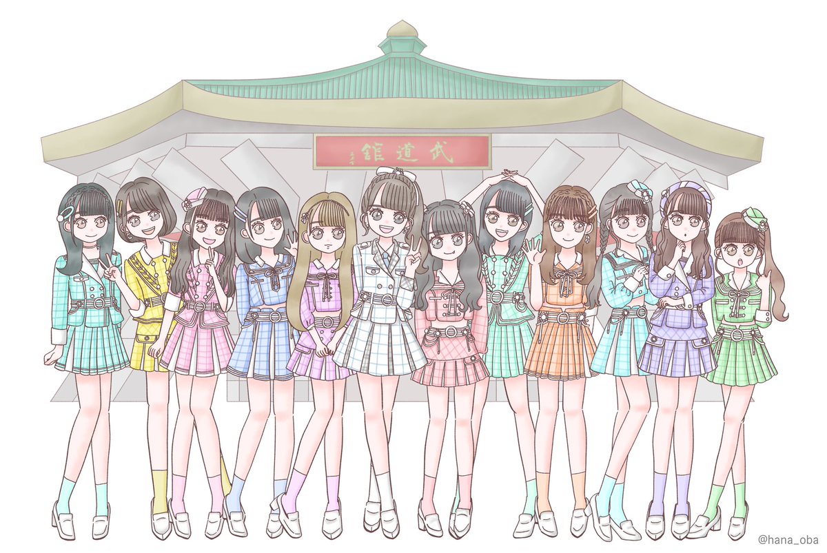 イコラブちゃん、夢の武道館の絵♡ #イコラブ武道館 #はなすと