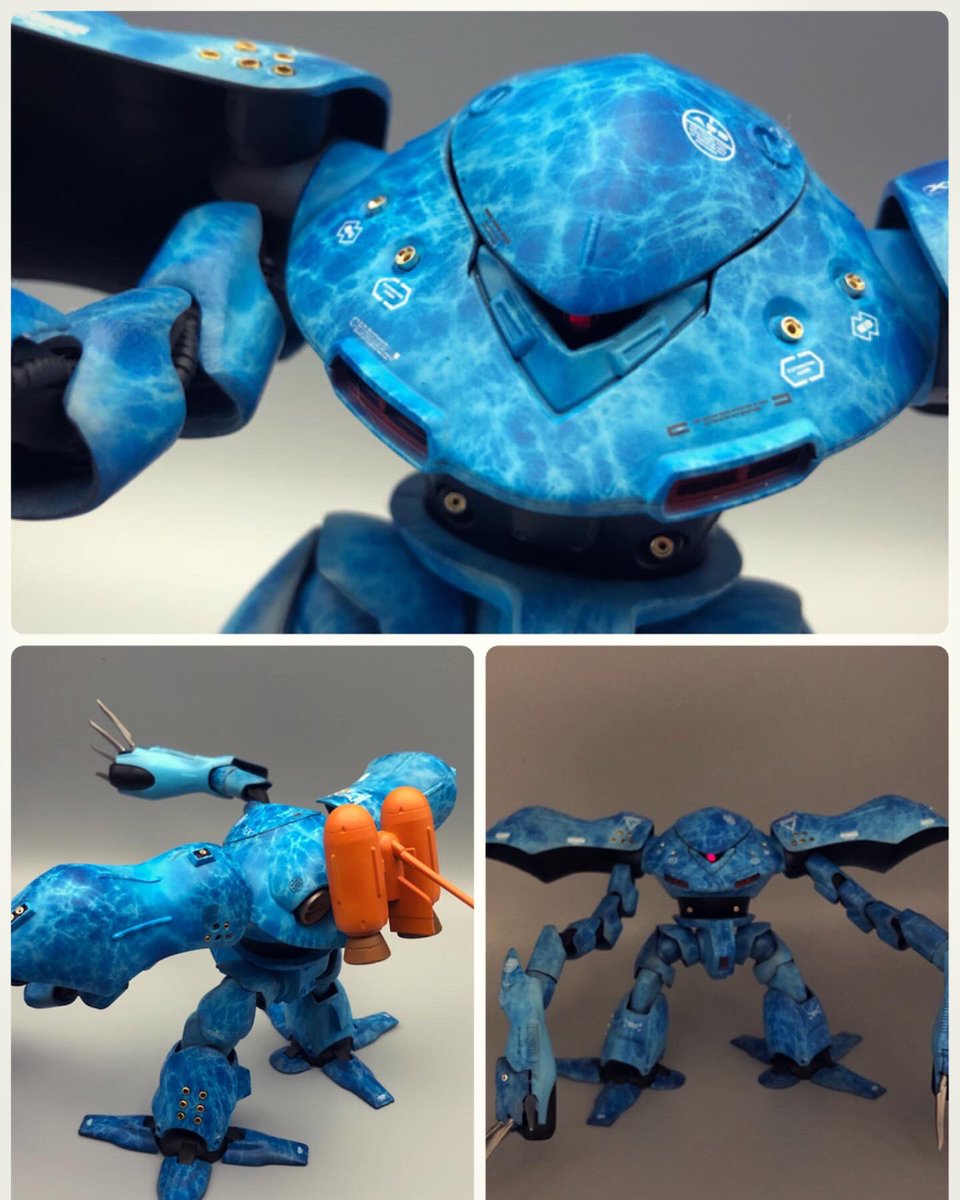 製作No6 HGハイゴッグです。初めて電飾に挑戦し、モノアイにLEDを