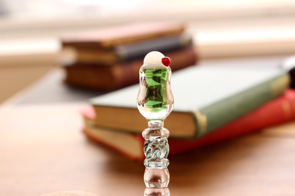 古川紙工オンライン限定 恋するガラスペン クリームソーダ ガラス作家