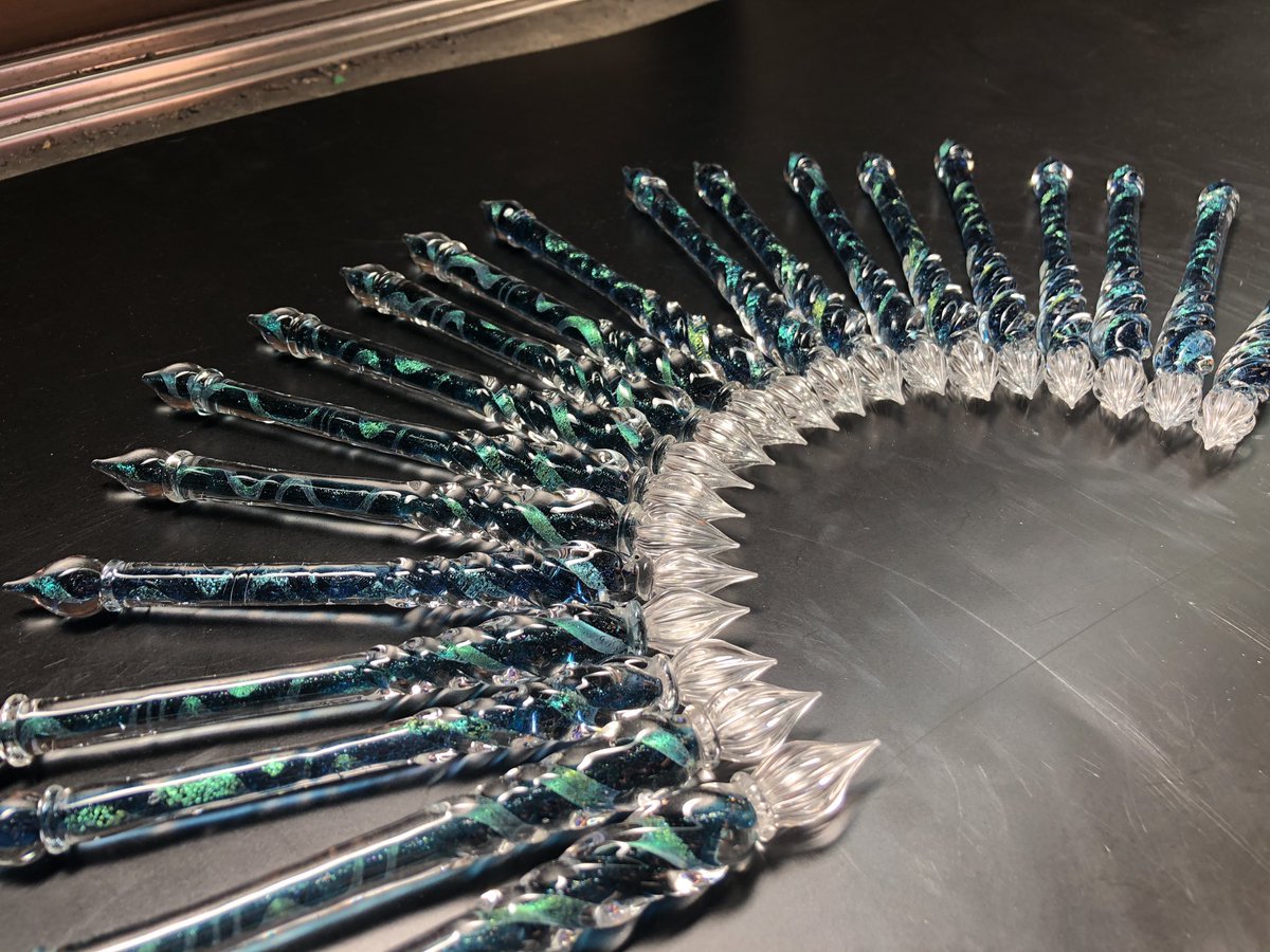 ガラスペン 銀河鉄道の夜 ガラス工房LUC Pent〈ペント〉ガラスペン by