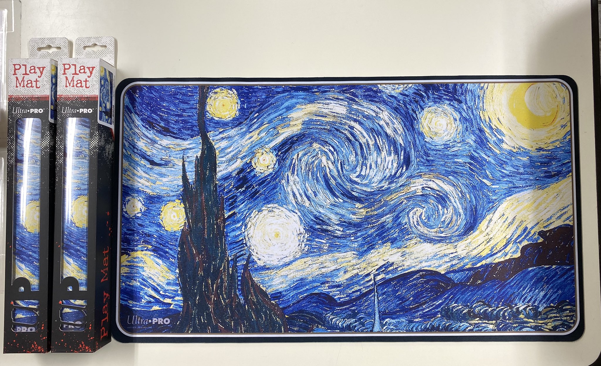 新品 星月夜 THE STARRY NIGHT ゴッホ プレイマット 新品 星月夜 THE