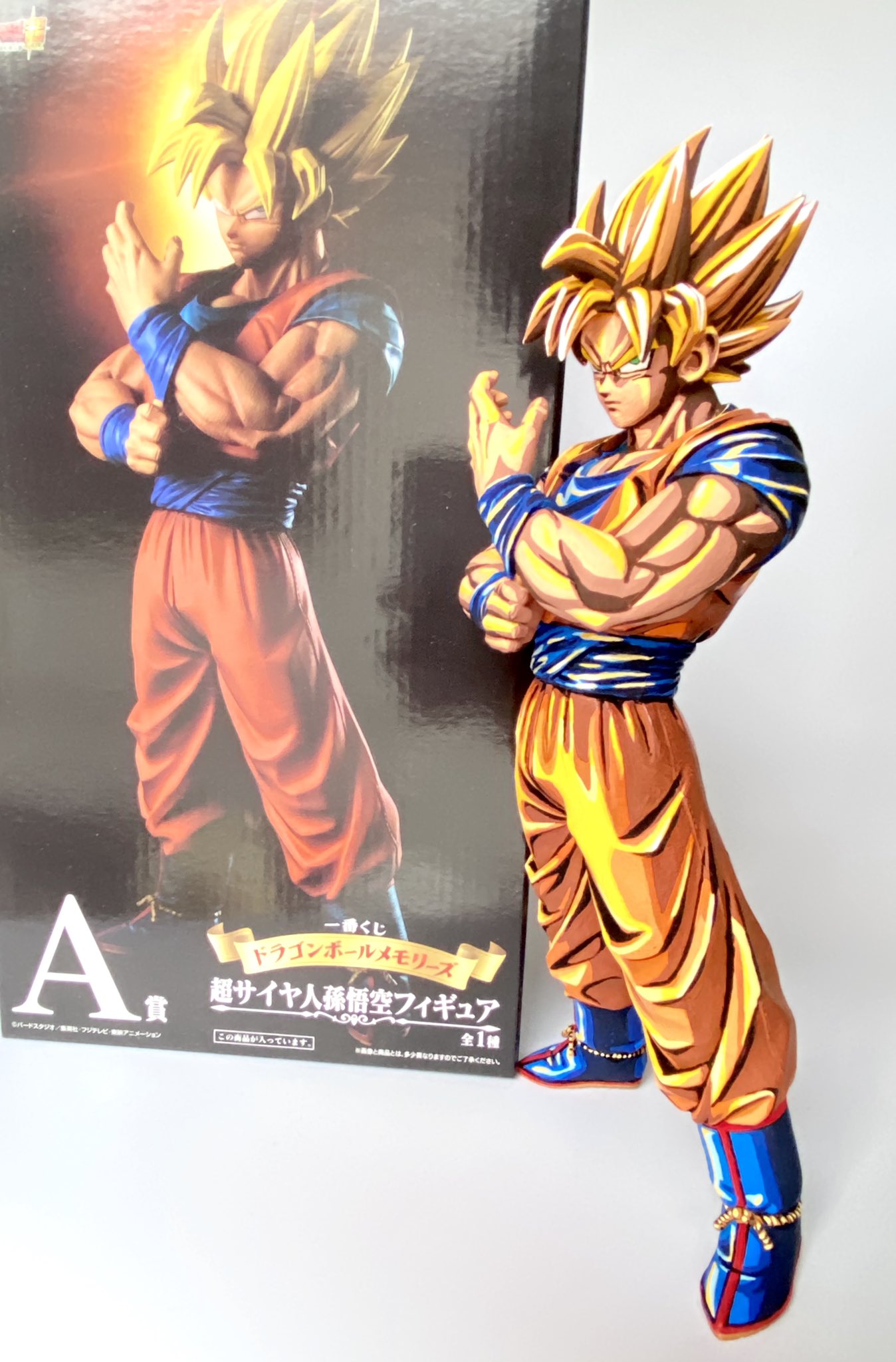 ドラゴンボール フィギュア リペイント 超サイヤ人 孫悟空 二次元彩色
