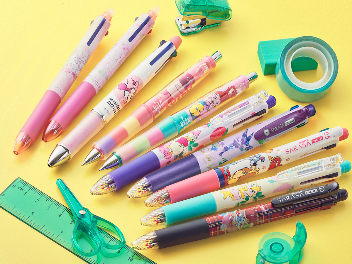 なめらかな書き心地💛疲れにくい💚かわいい❤ ディズニーストアの多