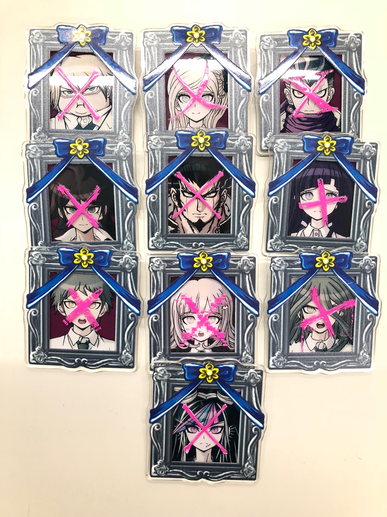 正規品 ダンガンロンパ 遺影 アクリルピンバッジ 狛枝凪斗 ナンジャ