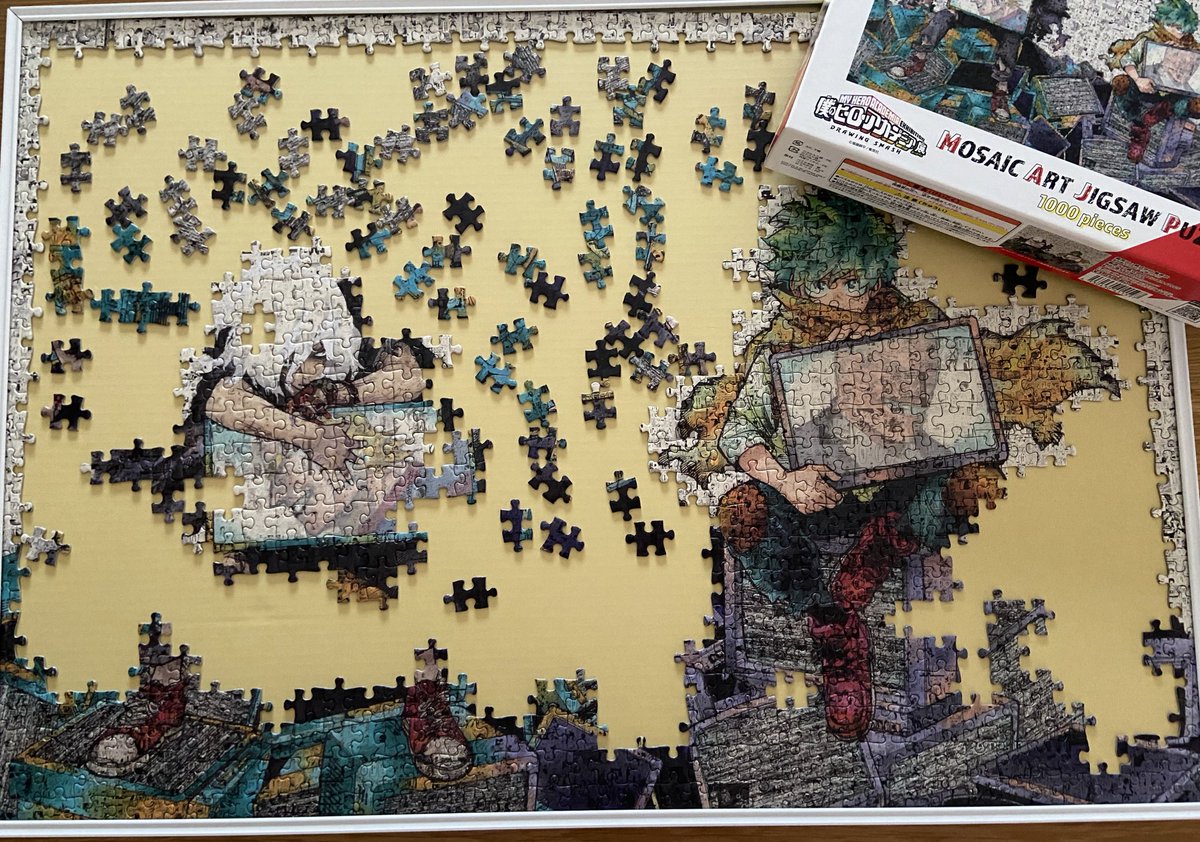 ヒロアカ展 モザイクアートジグソーパズル 1000ピース 僕のヒーロー