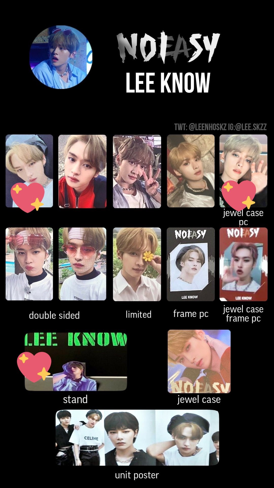 StrayKids スキズ リノ トレカ noeasy ラキドロ