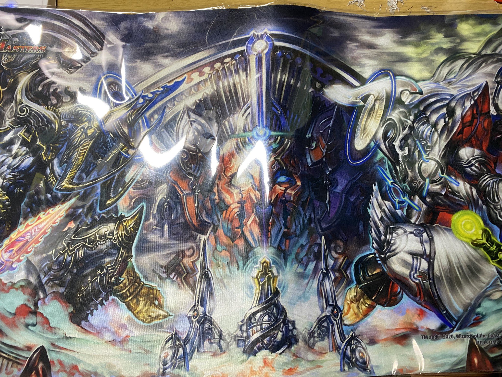 ゼンアク プレイマット デュエルマスターズ デュエマ ゼンアク プレイ