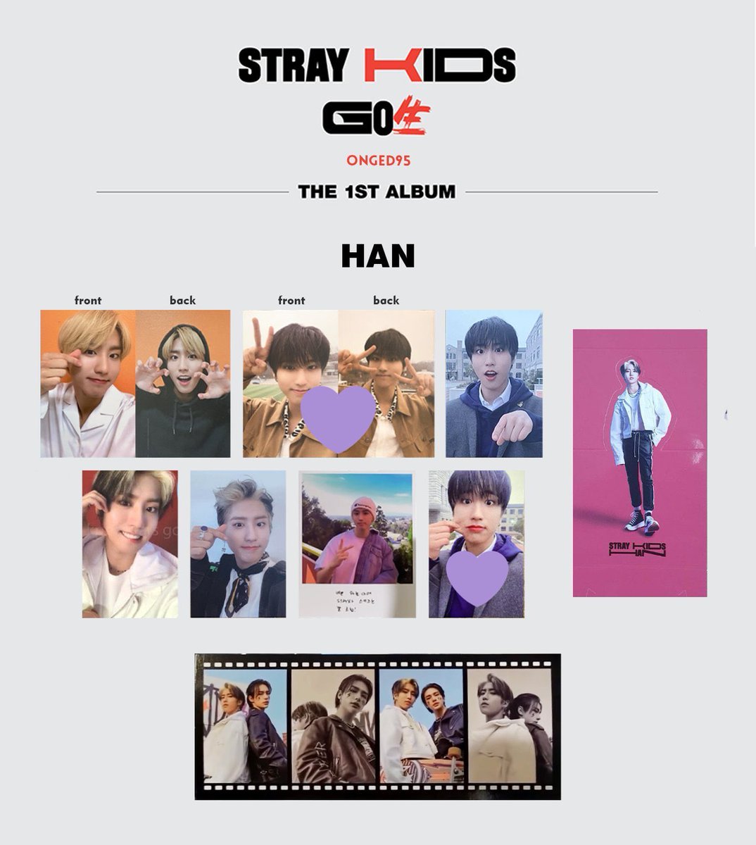 Stray Kids リノ CD GO生 限定盤 封入特典 トレカ leeknow Photocard