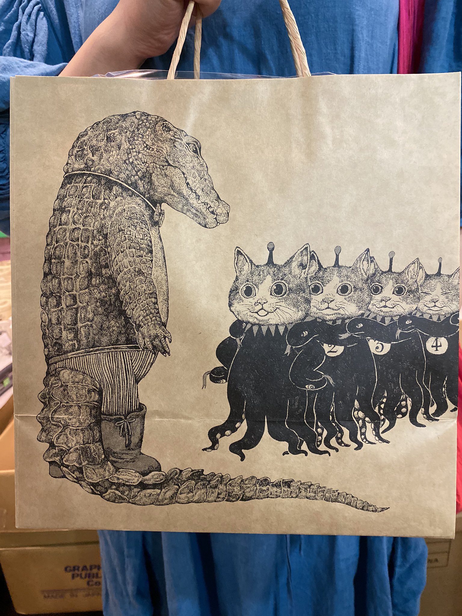 ヒグチユウコ HIGUCHIYUKO ショッパー 紙袋 袋 みちくさアートラボ