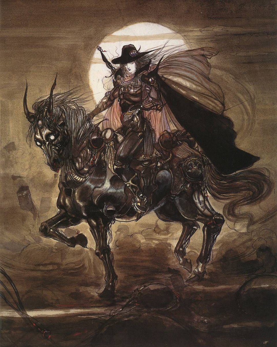 天野喜孝 夢なりし 版画 リトグラフ 大判 吸血鬼ハンターD バンパイア