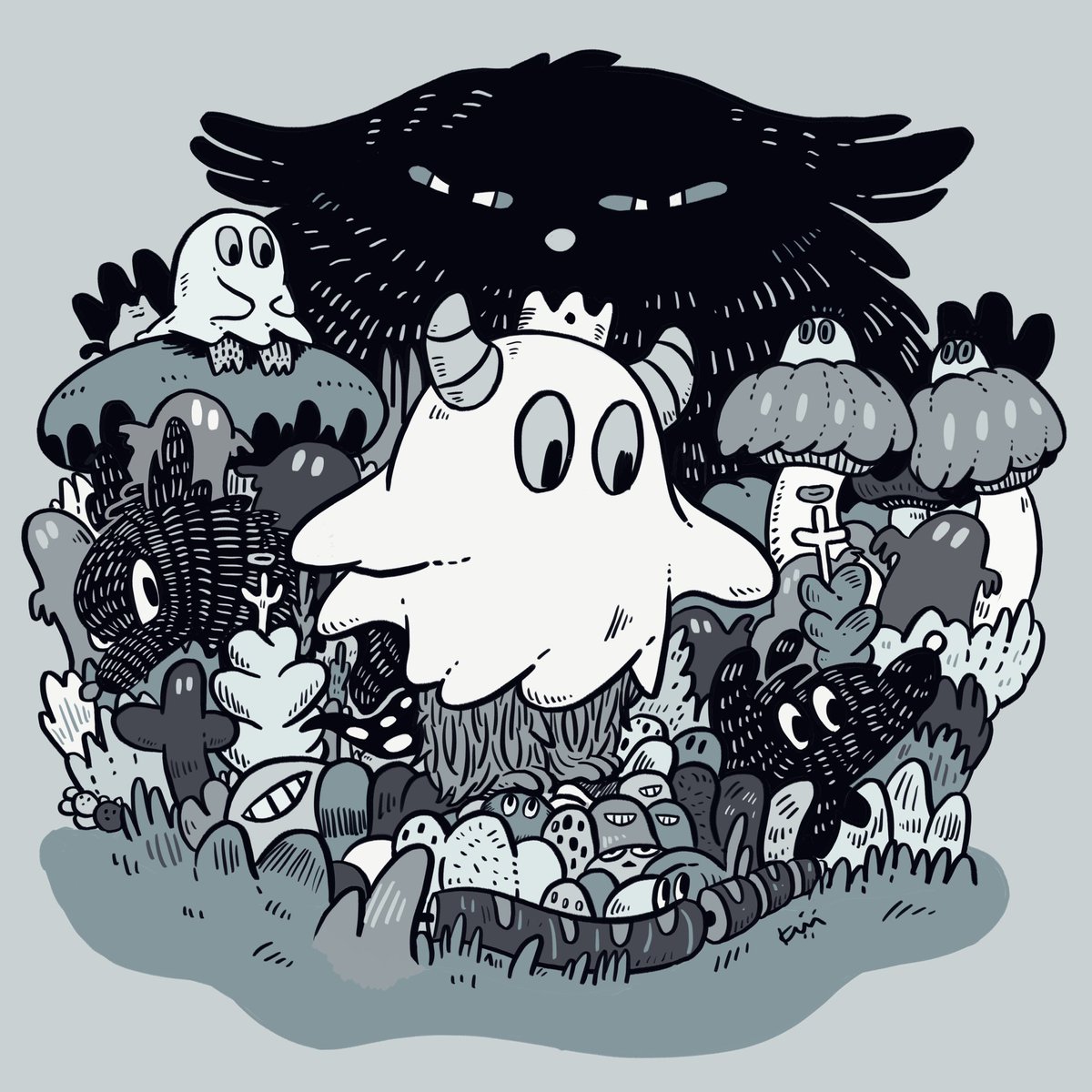 あらいきりこ 原画 おばけ あらいきりこ 原画 - メルカリ