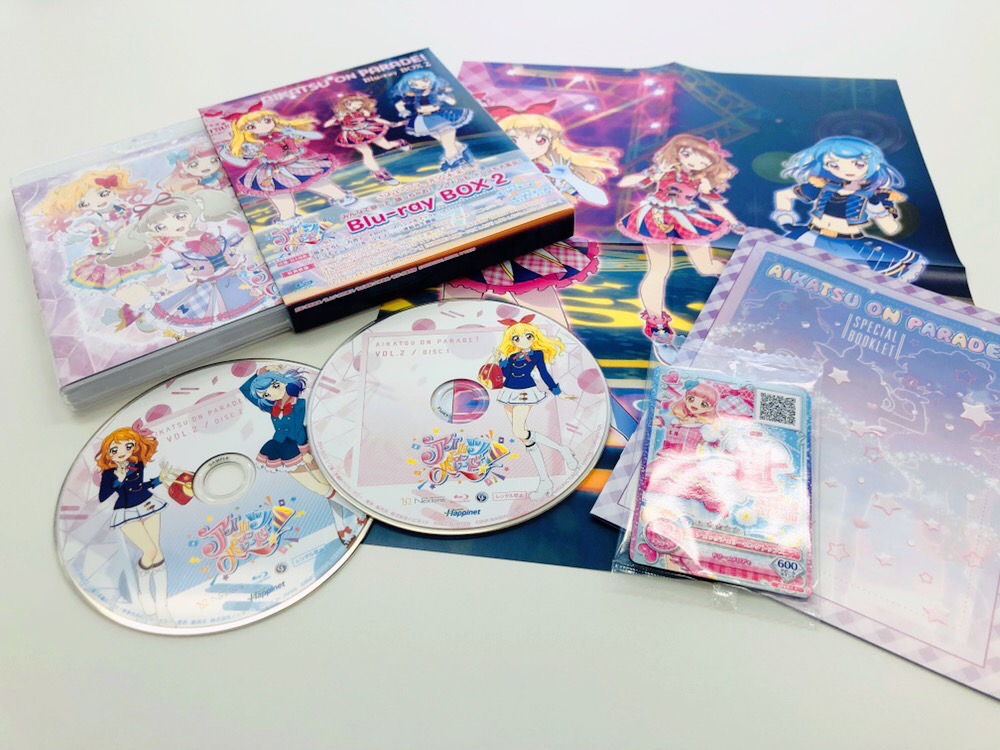 アイカツオンパレード！Blu-ray BOX2が本日発売です🌟今回も特典もりだ