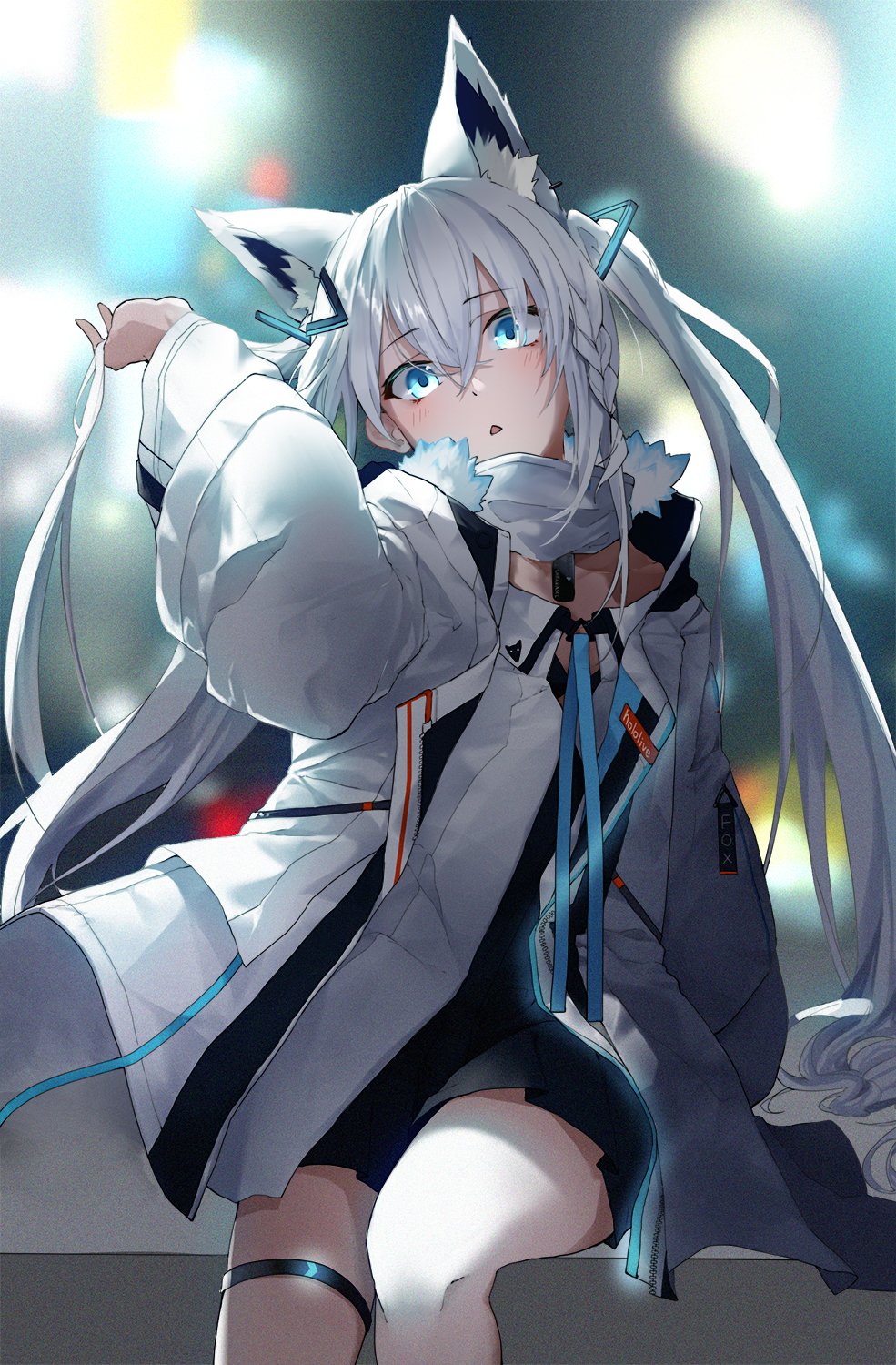 混沌の女神様 スリーブプレイマット 白上フブキフブキングダムK4B 混沌