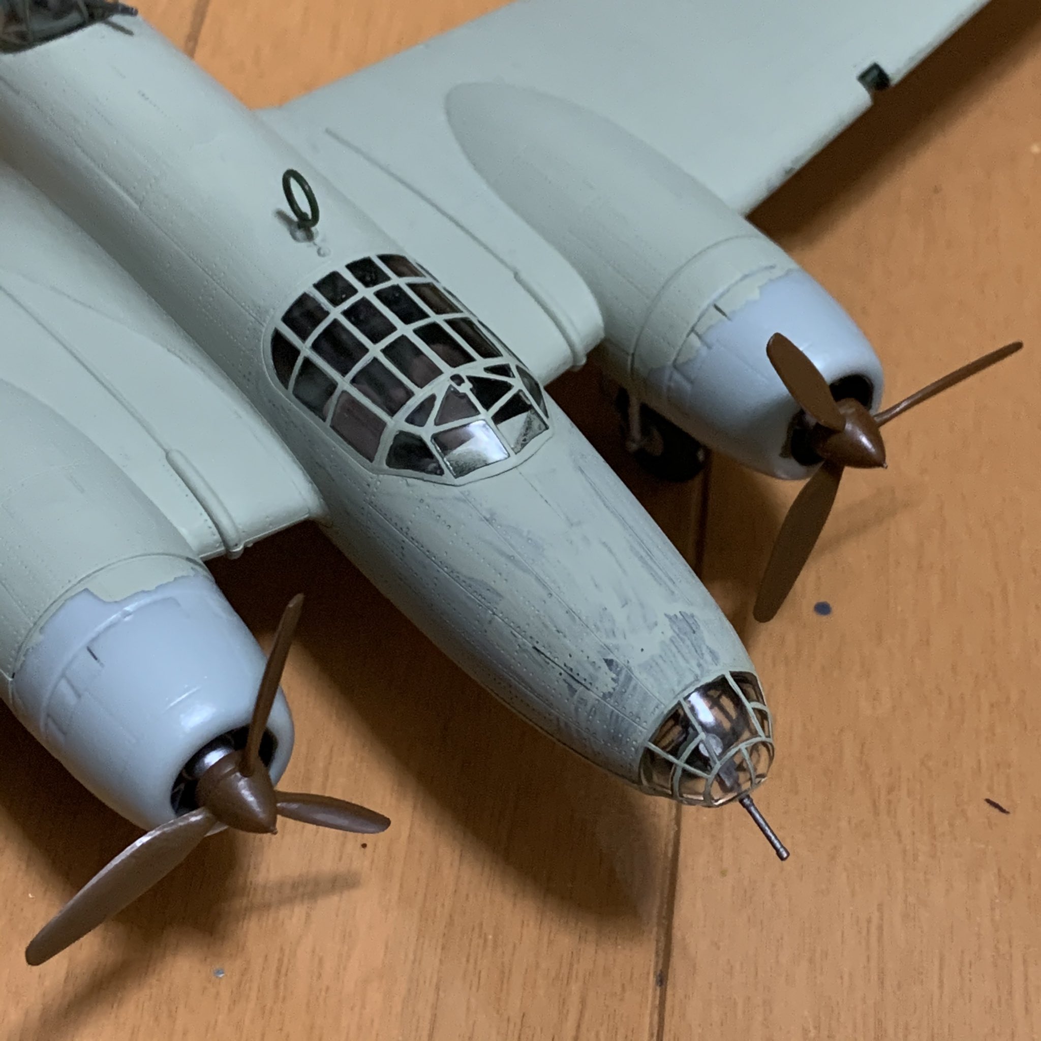 1/72 グンゼ/レベル 97重爆 横ー奥