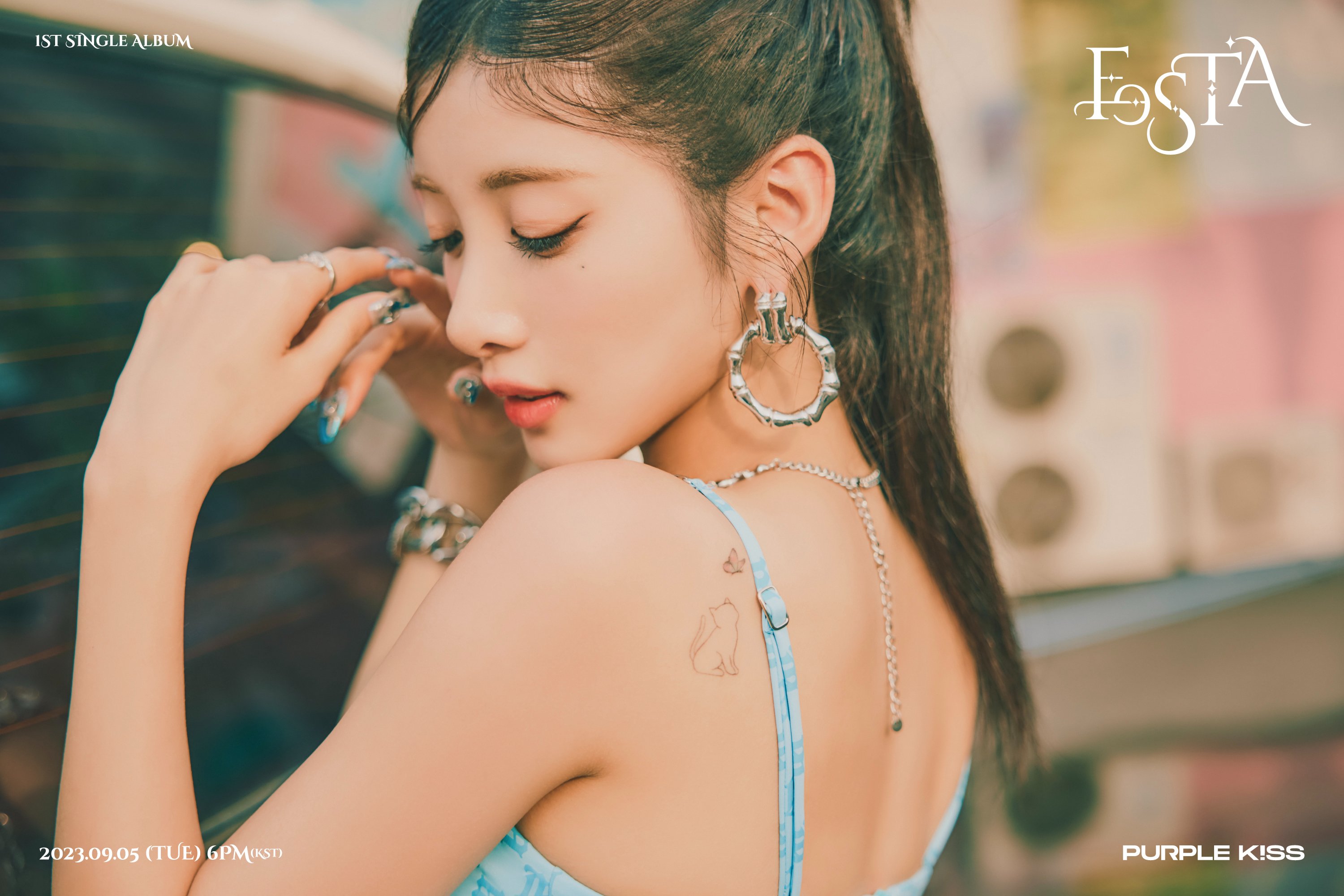 purple kiss パプキ yuki ユキ 毛利小雪 直筆サイン入りチェキ PURPLE