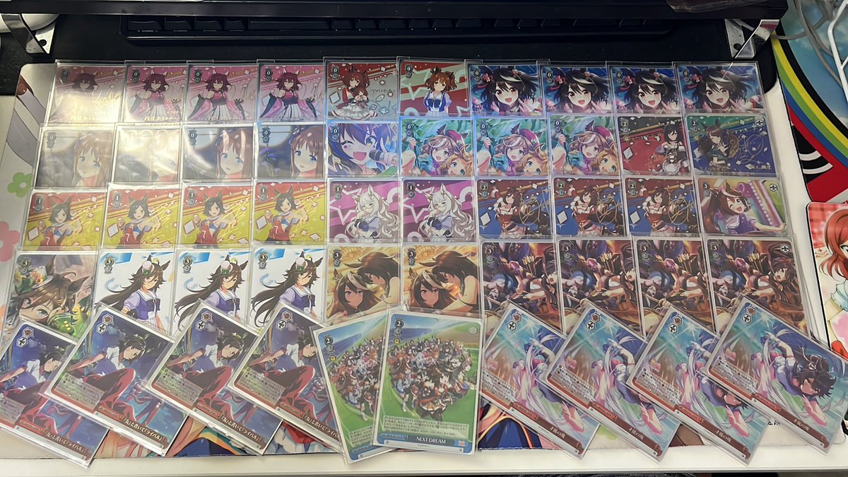 WS ヴァイスシュヴァルツ ウマ娘 デッキ+パーツ ウマ娘 扉ストブ