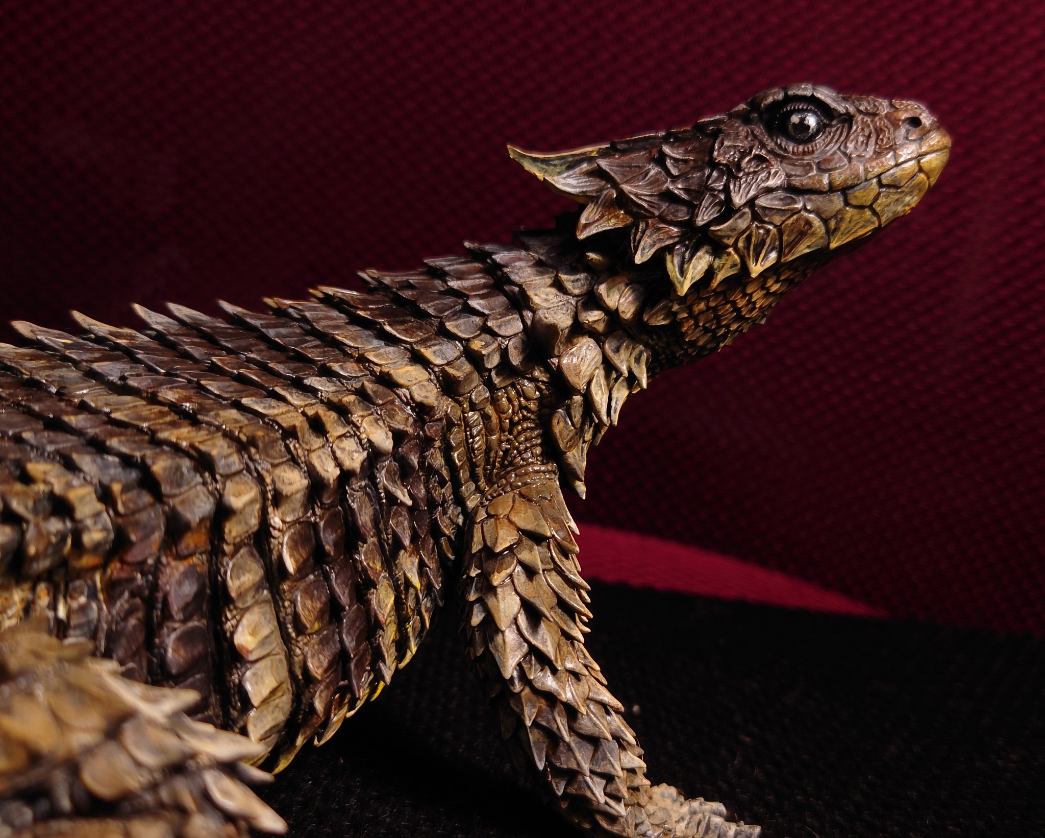 蟹蟲修造 オオヨロイトカゲ フィギュア 蟹蟲修造 オオヨロイトカゲ