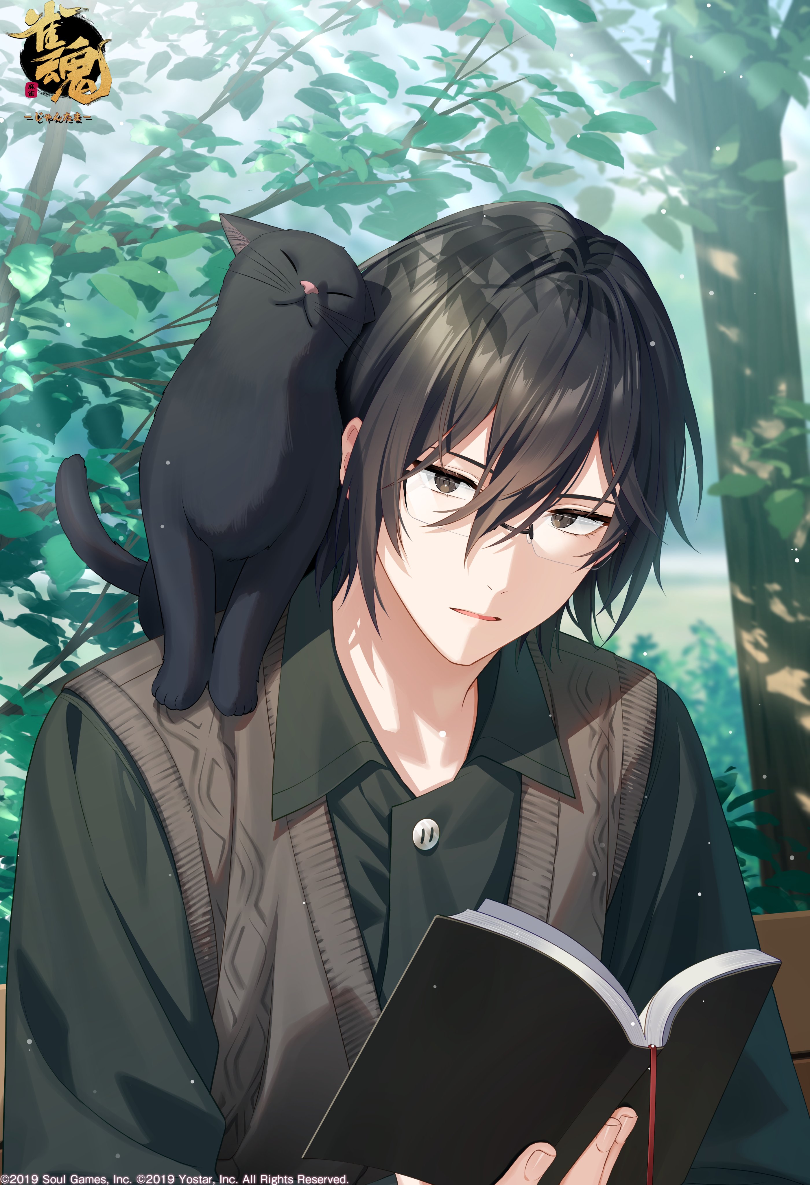 雀魂 じゃんたま 如月蓮 誕生日記念イラストペーパー額縁スタンド 2025