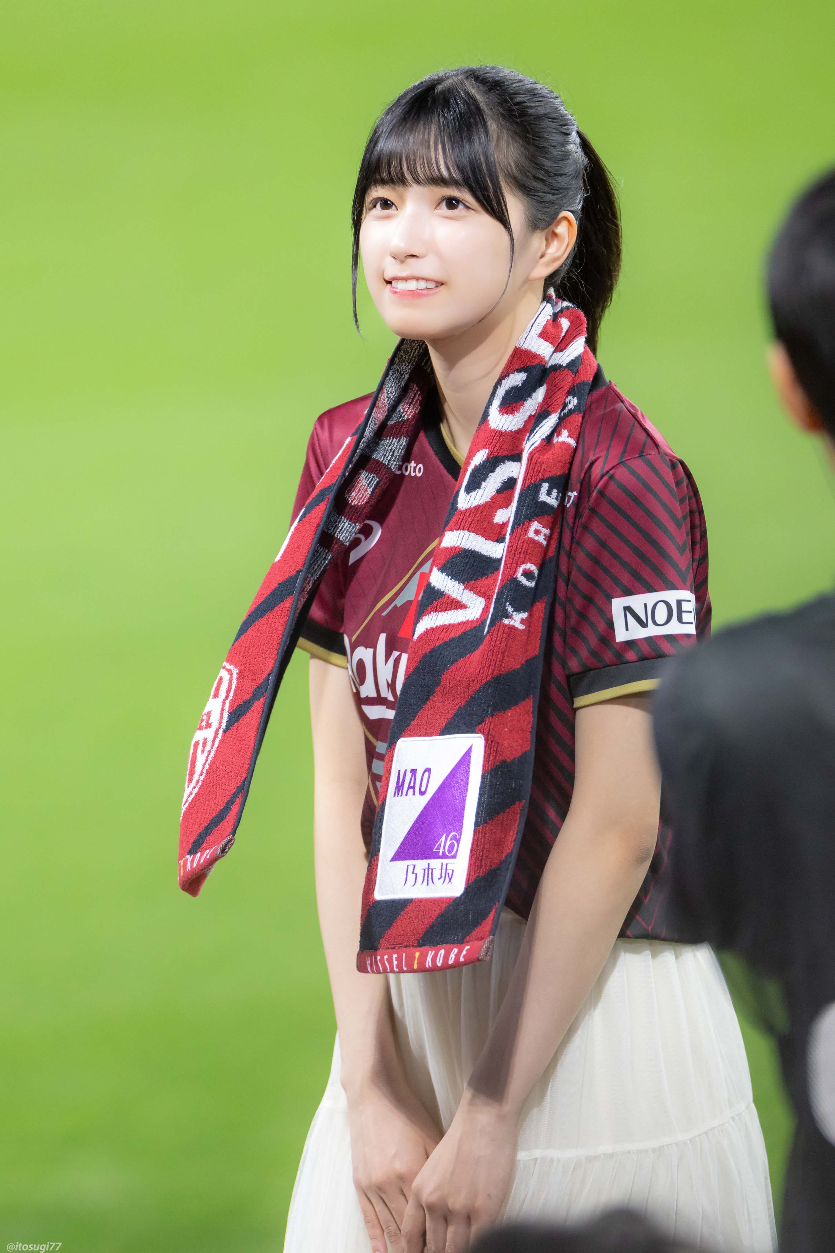 ヴィッセル神戸 五百城茉央 ユニフォーム 乃木坂46 昨日の試合では