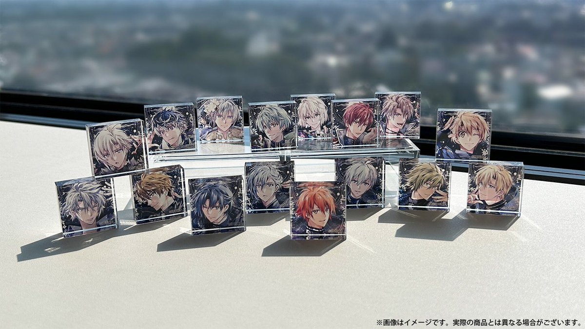 ムビナナ 事後通販新商品グッズ紹介】 「ミニアクリルブロックセット