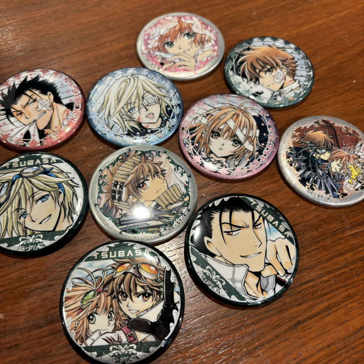 CLAMP マルイツバサキラキラ缶バッジ8点セット