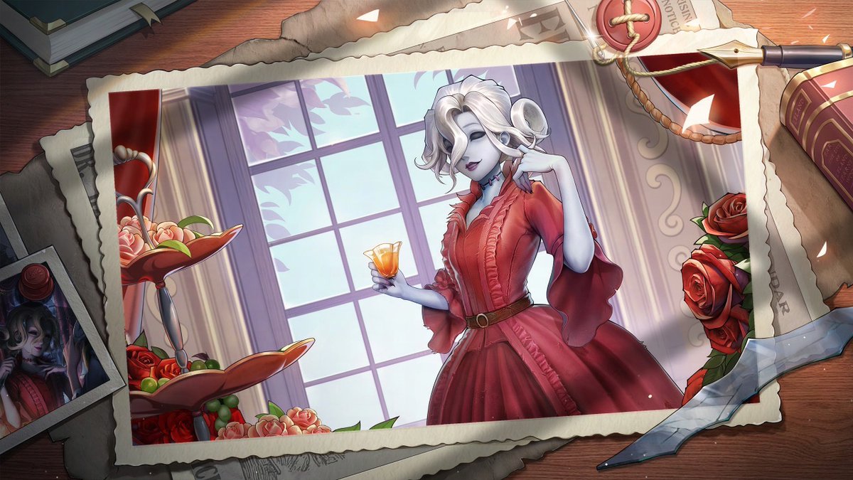 第五人格 血の女王 記念日 キャンバスボード 第五人格 血の女王 記念日