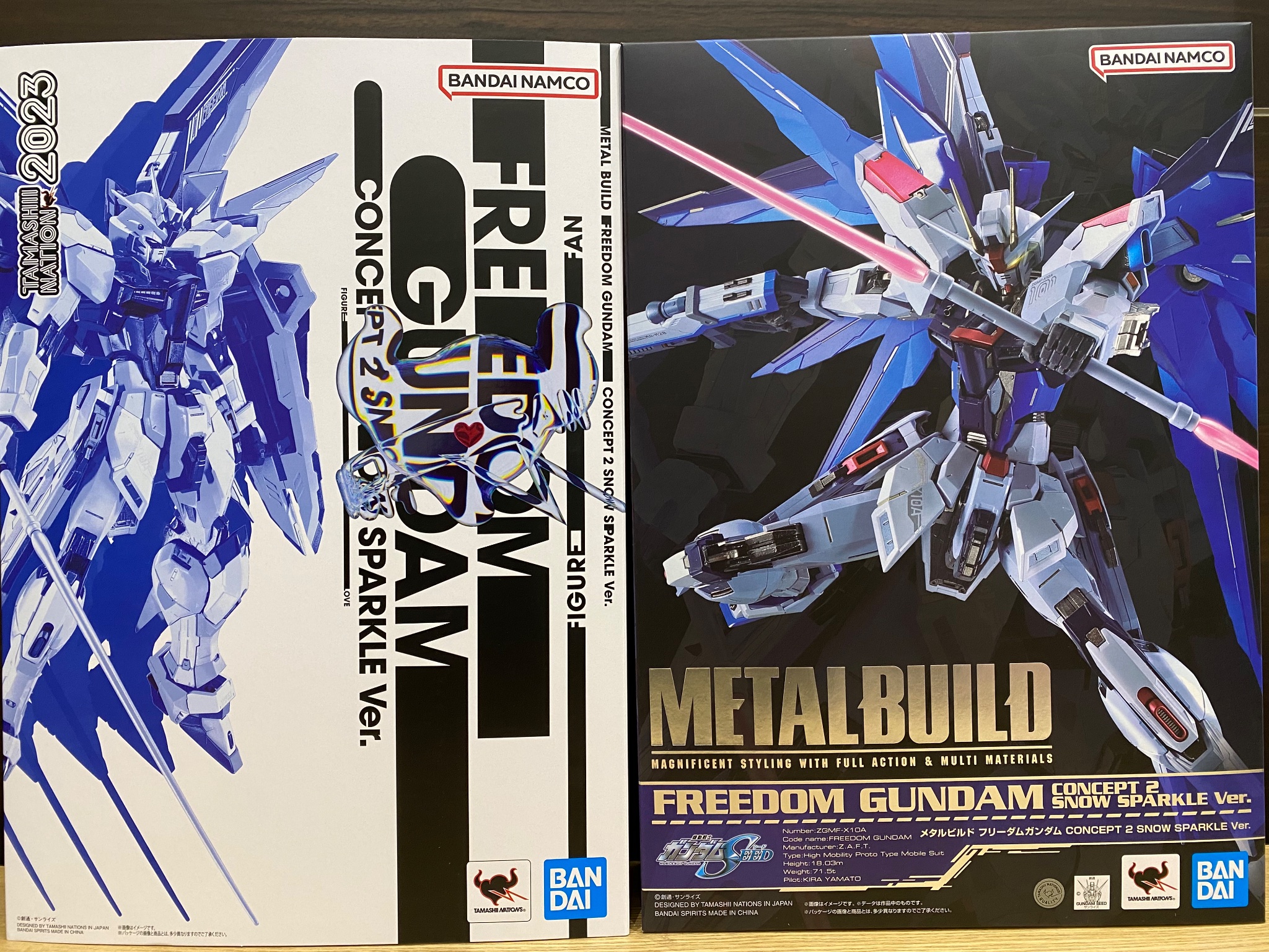 メタルビルド フリーダムガンダム CONCEPT ショップ 2 SNOW SPARKLE