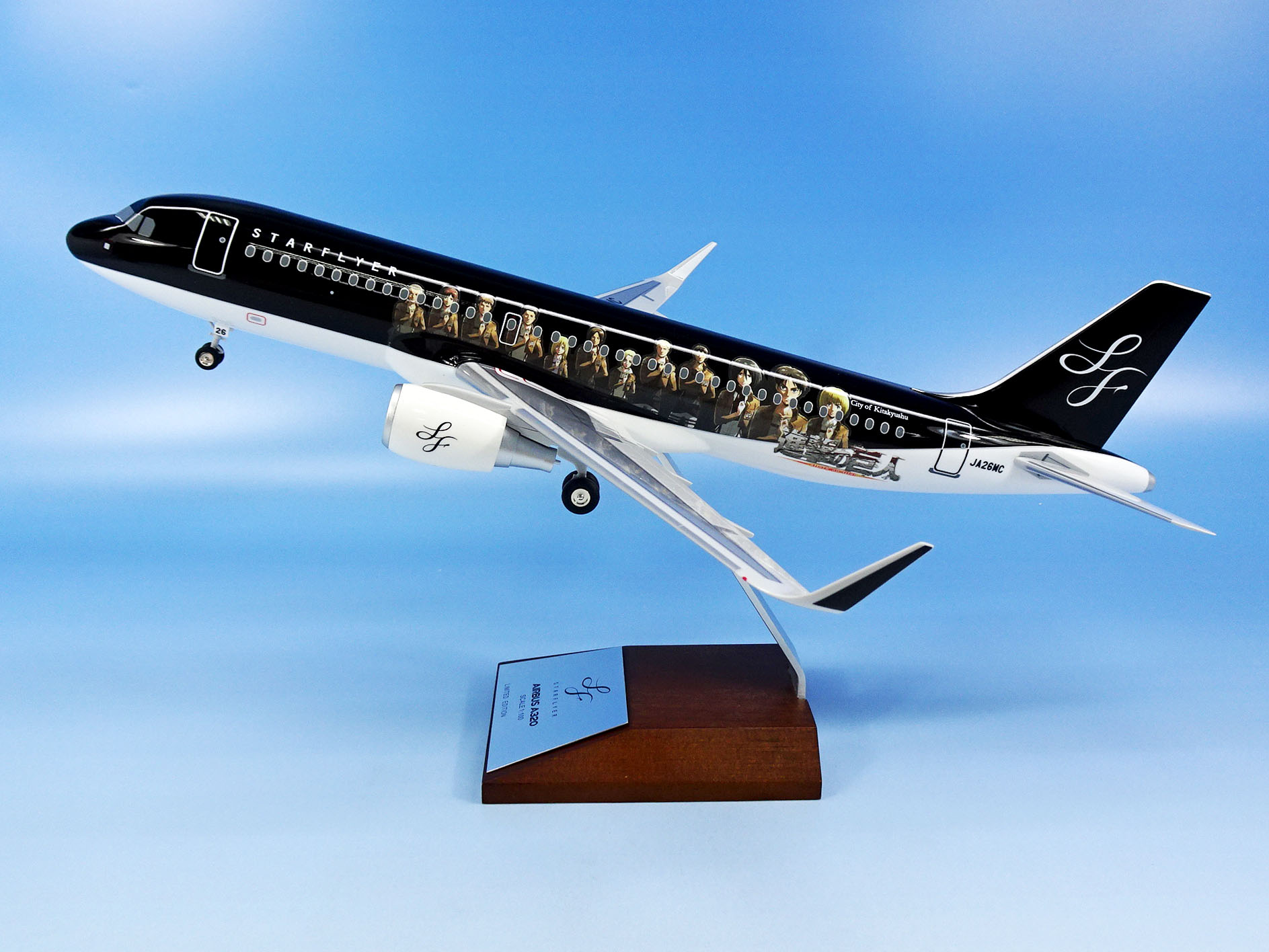 スターフライヤー Airbus A320 1/100 スケールモデル