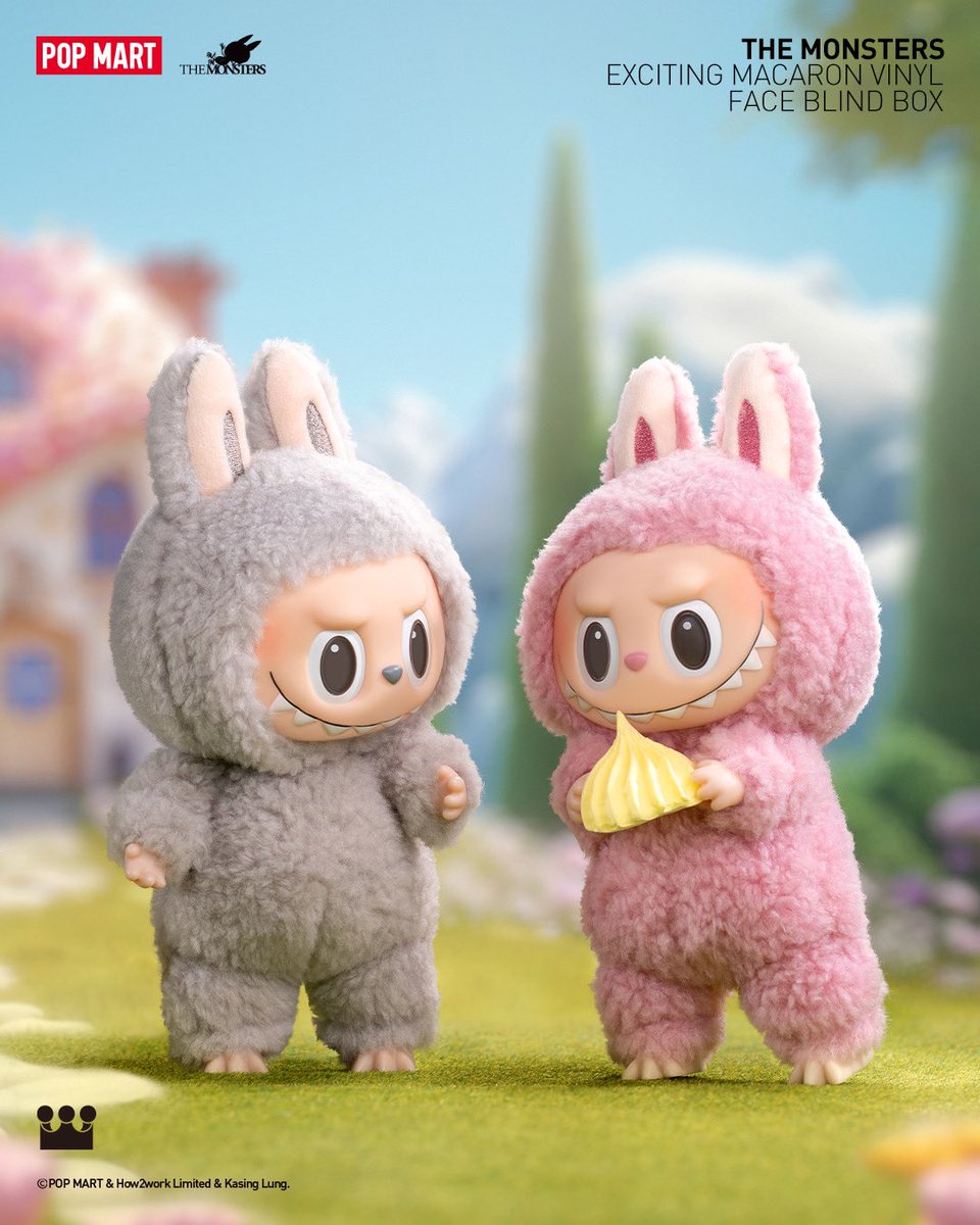 未開封 LABUBU THE MONSTERS マカロンぬいぐるみ 未開封POPMART LABUBU