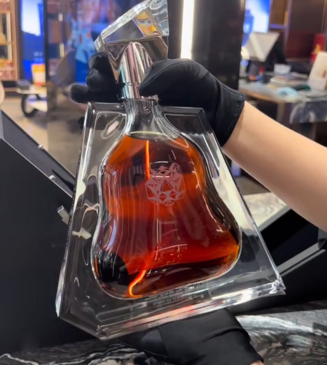 リシャール バカラ クリスタル 空き瓶 ヘネシー リシャール 空瓶