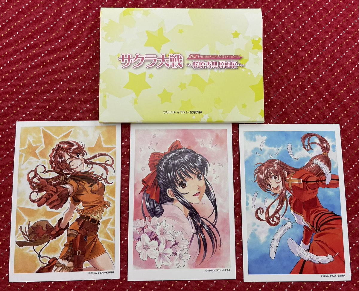 サクラ大戦〜松原秀典原画展〜 オリジナル新作グッズ① ・ポストカード