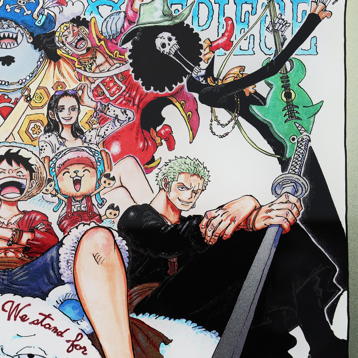 お知らせ】 完全受注生産 『ONE PIECE』箔入りアクリルアート －連載26