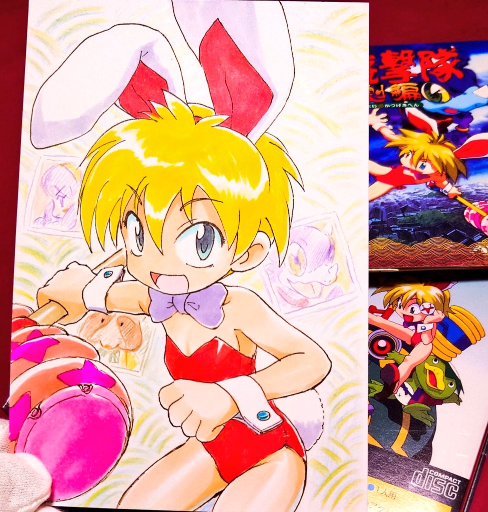 8月2日は「バニーの日」だ！つまり『年賀状用にバニーちゃん(蘭未)を