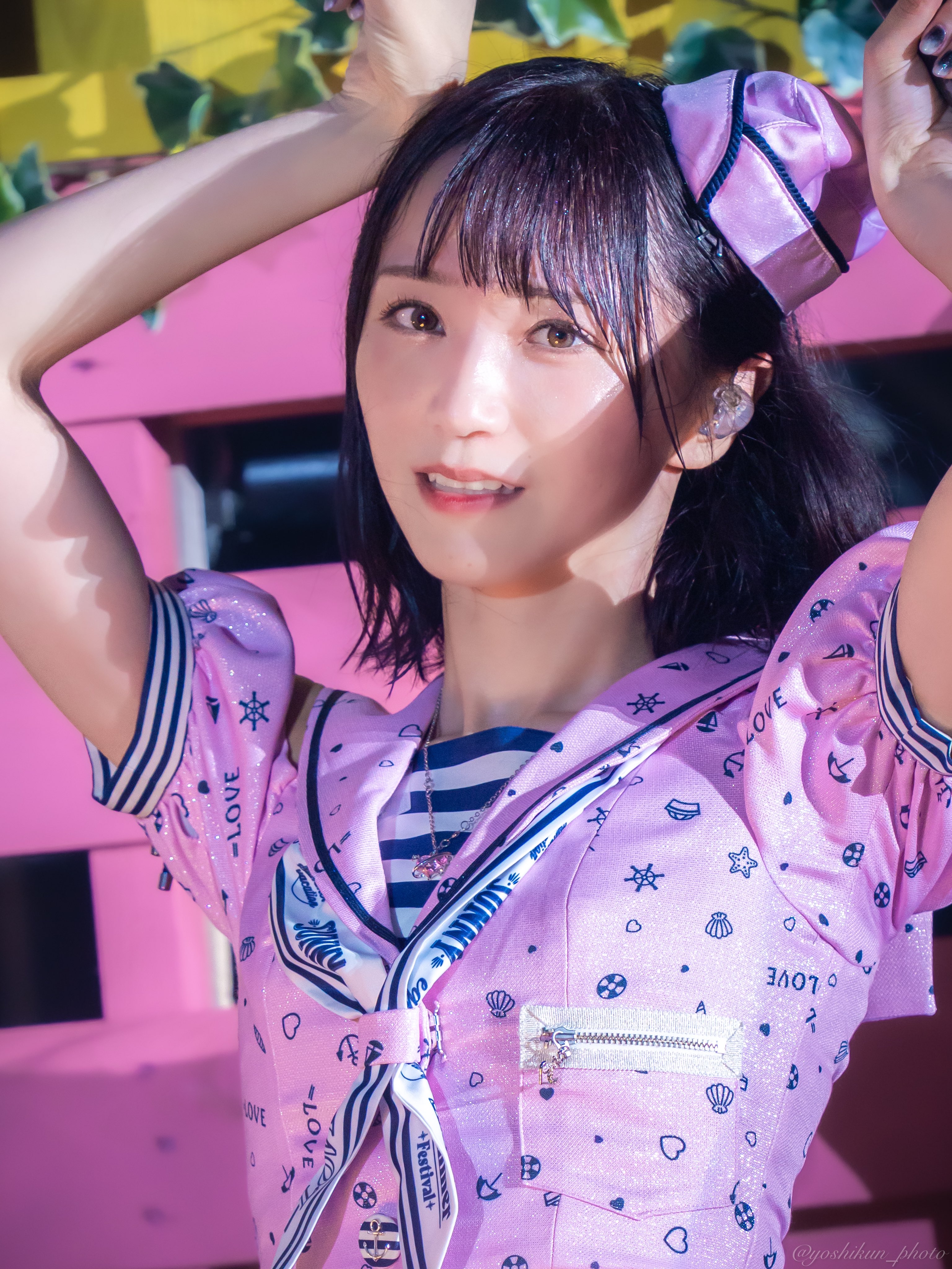 イコラブ 野口衣織 君と私の歌 直筆 生写真 コメあり LOVE 野口衣織が