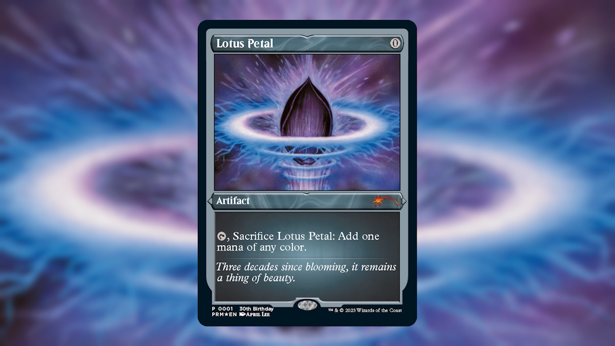 水蓮の花びら Lotus Petal 英語 EN 4枚セット TMP MTG【水蓮の花びら