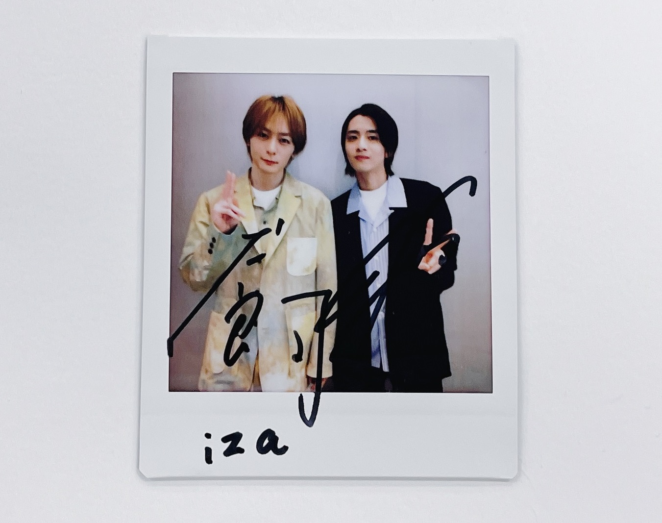 飯島寛騎 サイン入りチェキ 💐💗