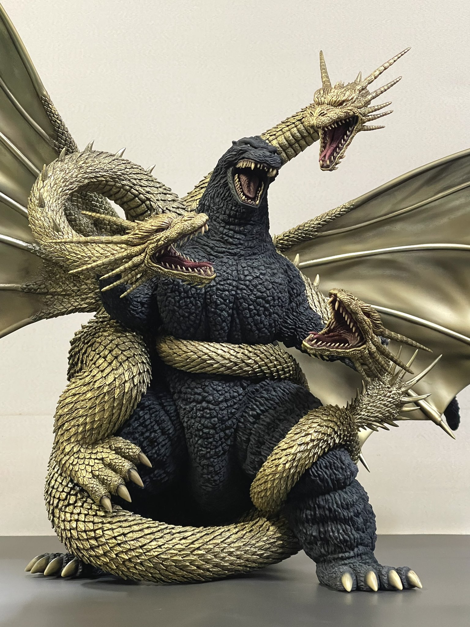 酒井ゆうじ造形工房 ゴジラVSキングギドラ 1/500スケール レジン