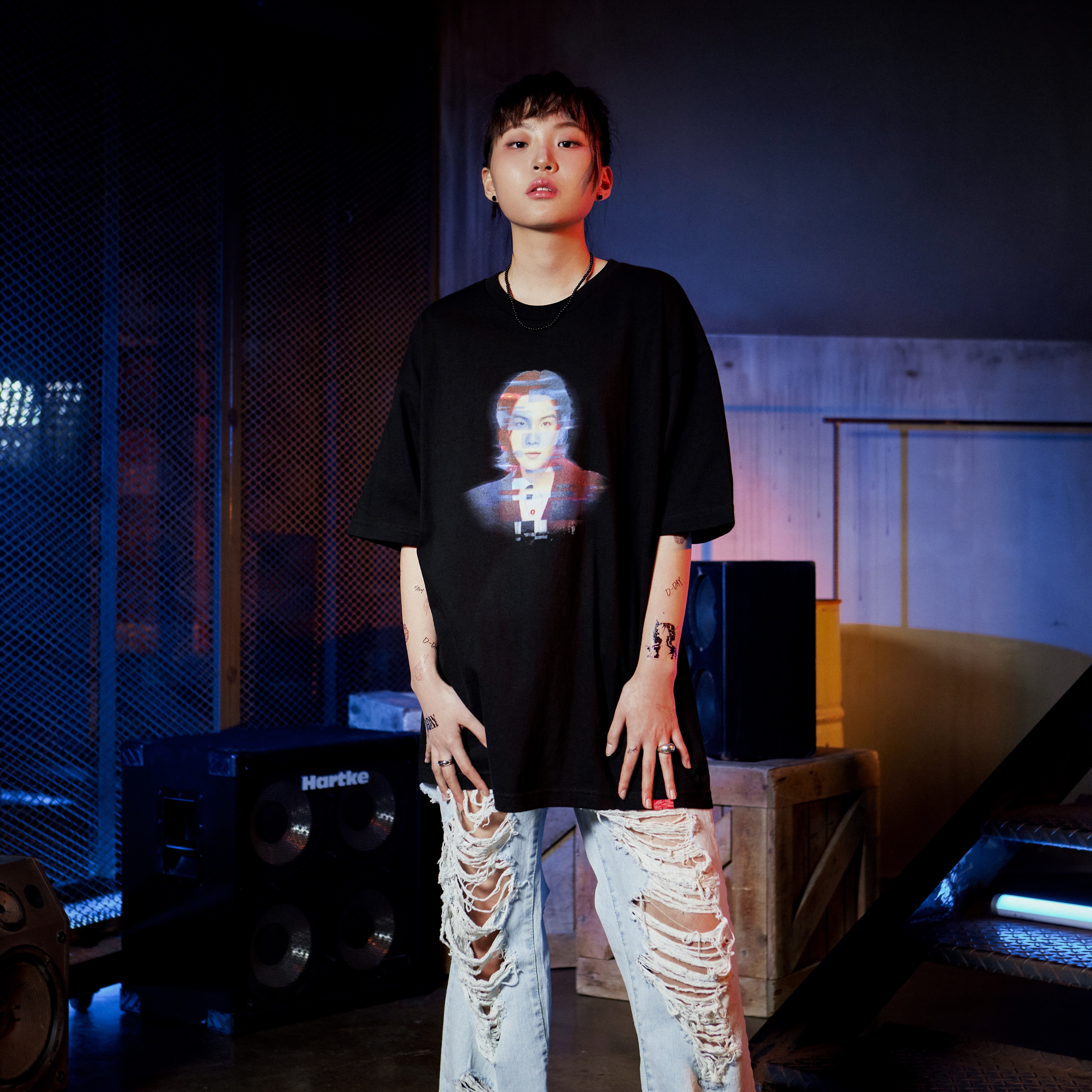 アイドル SUGA Agust D TOUR D-DAY OversizedShirt L BTS SUGA AGUST D