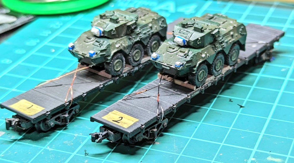 Nゲージ 自衛隊機材輸送列車(2009) 自作品 Nゲージ 自衛隊機材輸送列車