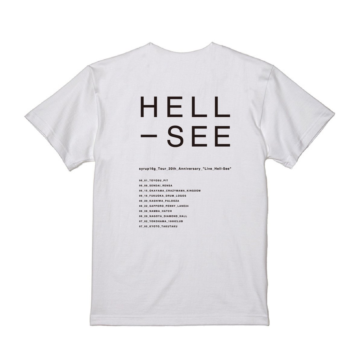 🛒グッズ紹介】 ✓Live Hell-See TOUR Tシャツ size – S / M / L / XL