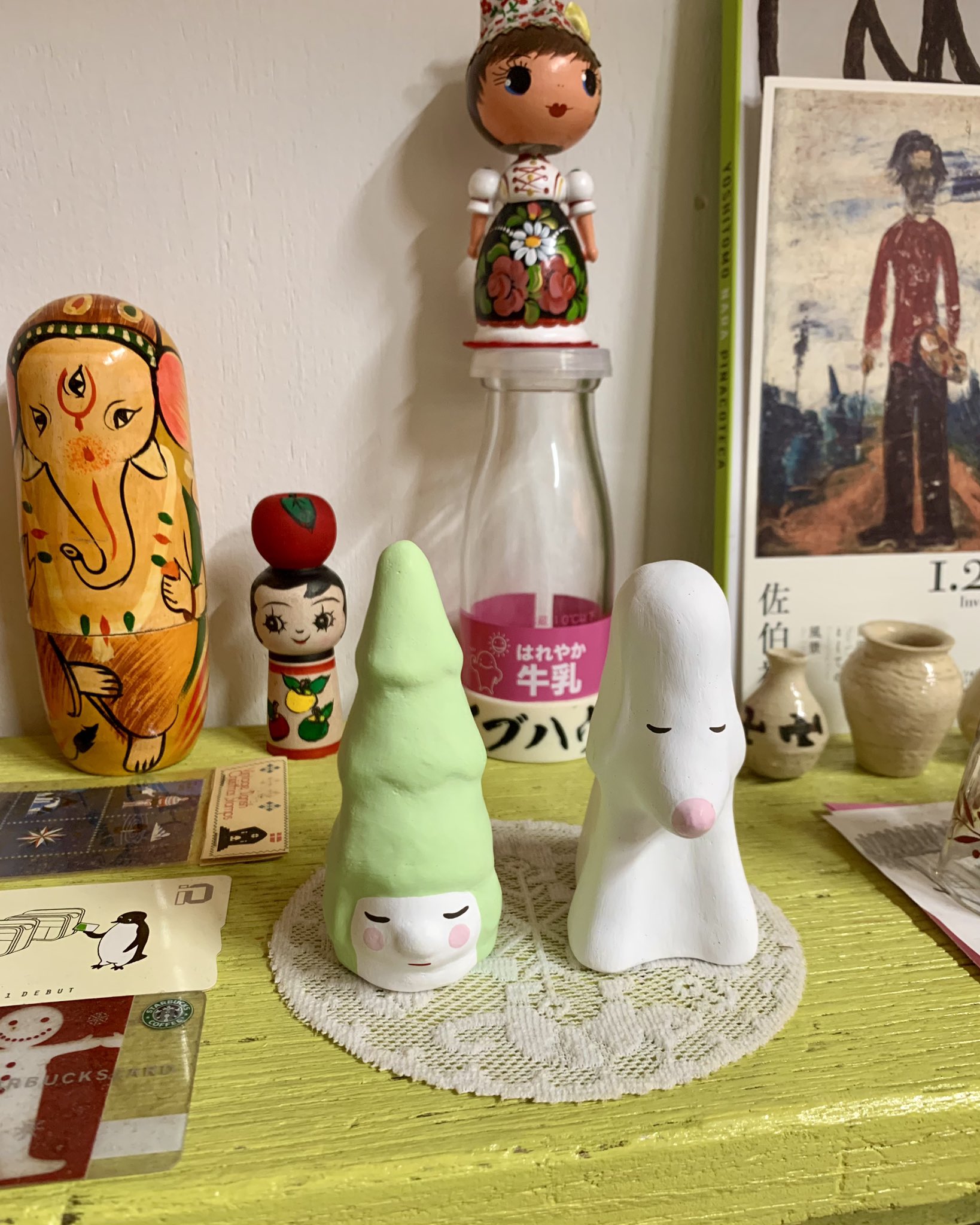 奈良美智 下河原焼き あおもりけん 森の子 奈良美智 弘前下川原焼土人形