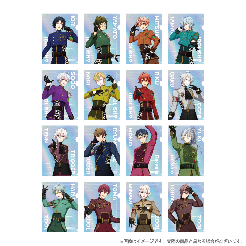 アイドリッシュセブン クリアファイル G4Y 地方ビジュアル 全16枚