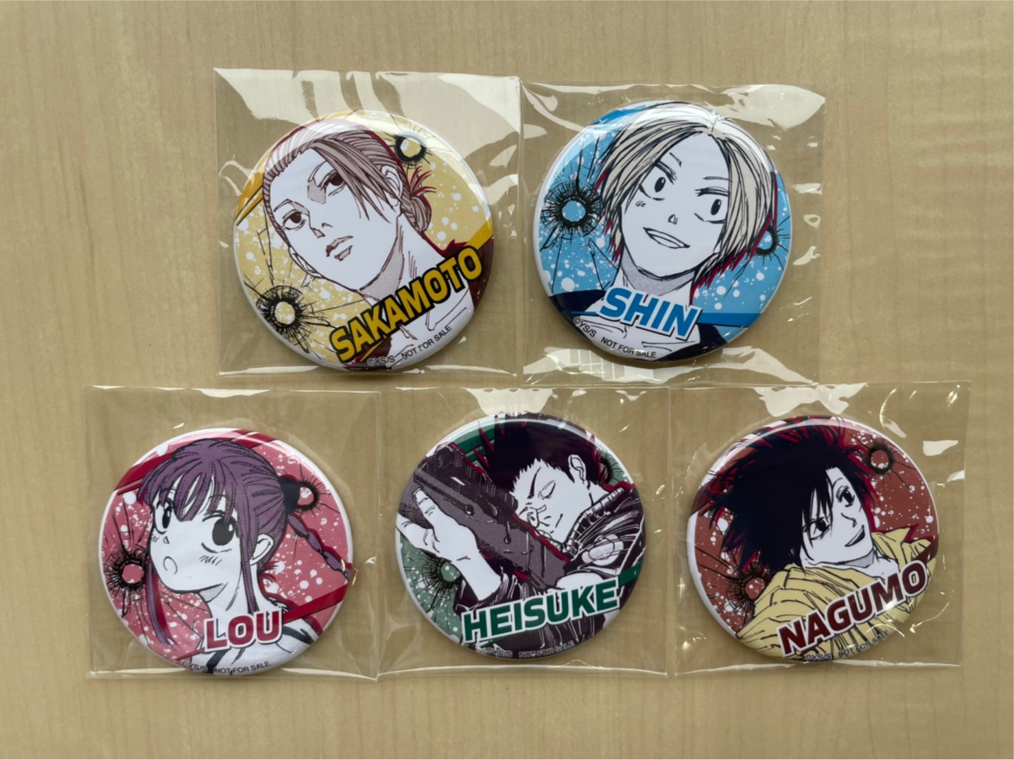 サカモトデイズ ゼブラック SAKAMOTO DAYS 当選 缶バッジ 大佛